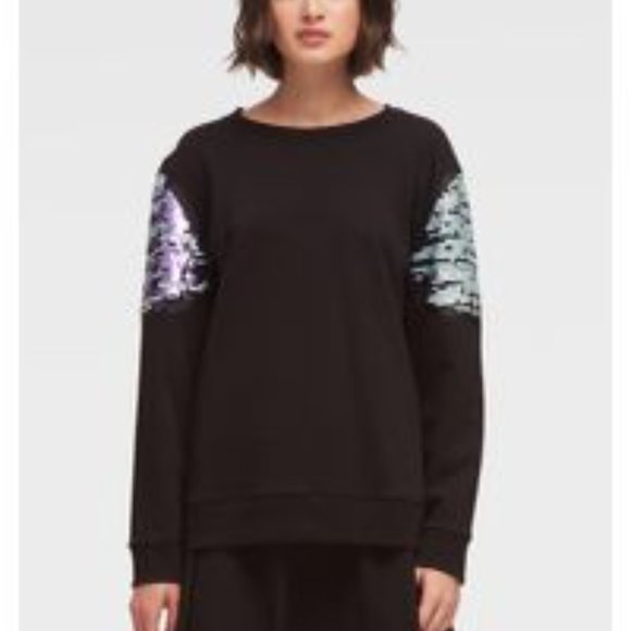 dkny sequin sweatshirt